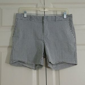 NWOT BANANA REPUBLIC Seersucker Bermuda Shorts 4